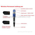 wireless Permanent makeup blue-pen & cheap makeup tattoo machine set